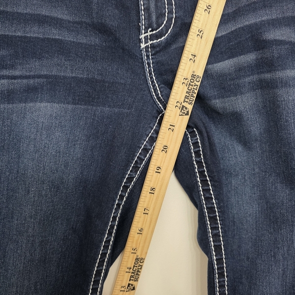 Maurices Blue Boot Cut Jeans with Contrast Stitching Size 11/12 - Picture 3 of 11